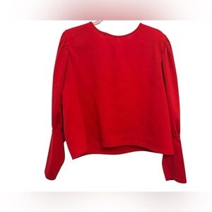 Missguided Vibrant Red Blouse